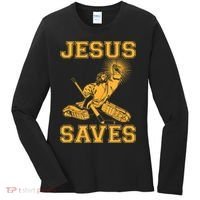 Jesus Saves Hockey Women's Long Sleeve Shirt thumb 0