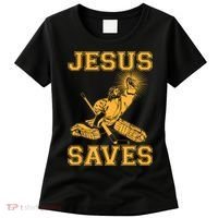 Jesus Saves Hockey Women's T-Shirt thumb 0