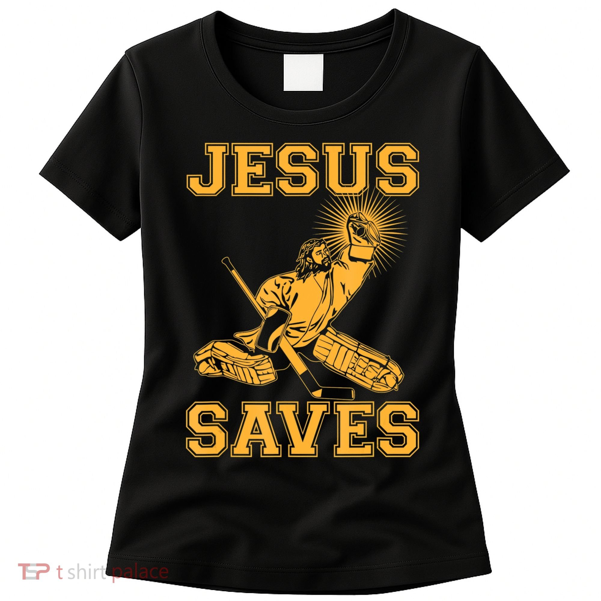 Jesus Saves Hockey Women's T-Shirt