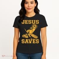 Jesus Saves Hockey Women's T-Shirt thumb 4