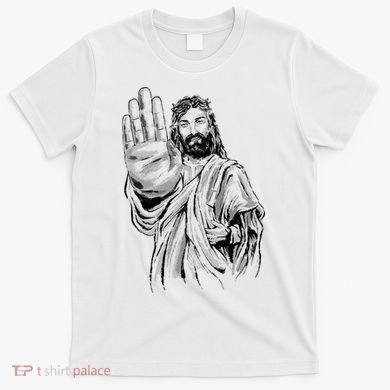 Jesus Stop Hand Sign T-Shirt
