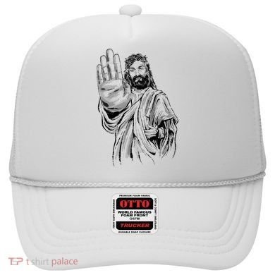 Jesus Stop Hand Sign Hat