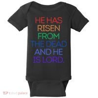 Jesus Sacrificed His Life And Died For You  I Happy Easter Baby Bodysuit thumb 0