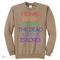 Jesus Sacrificed His Life And Died For You  I Happy Easter Sweatshirt thumb 0