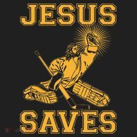 Jesus Saves Hockey Women's Sweatshirt thumb 2