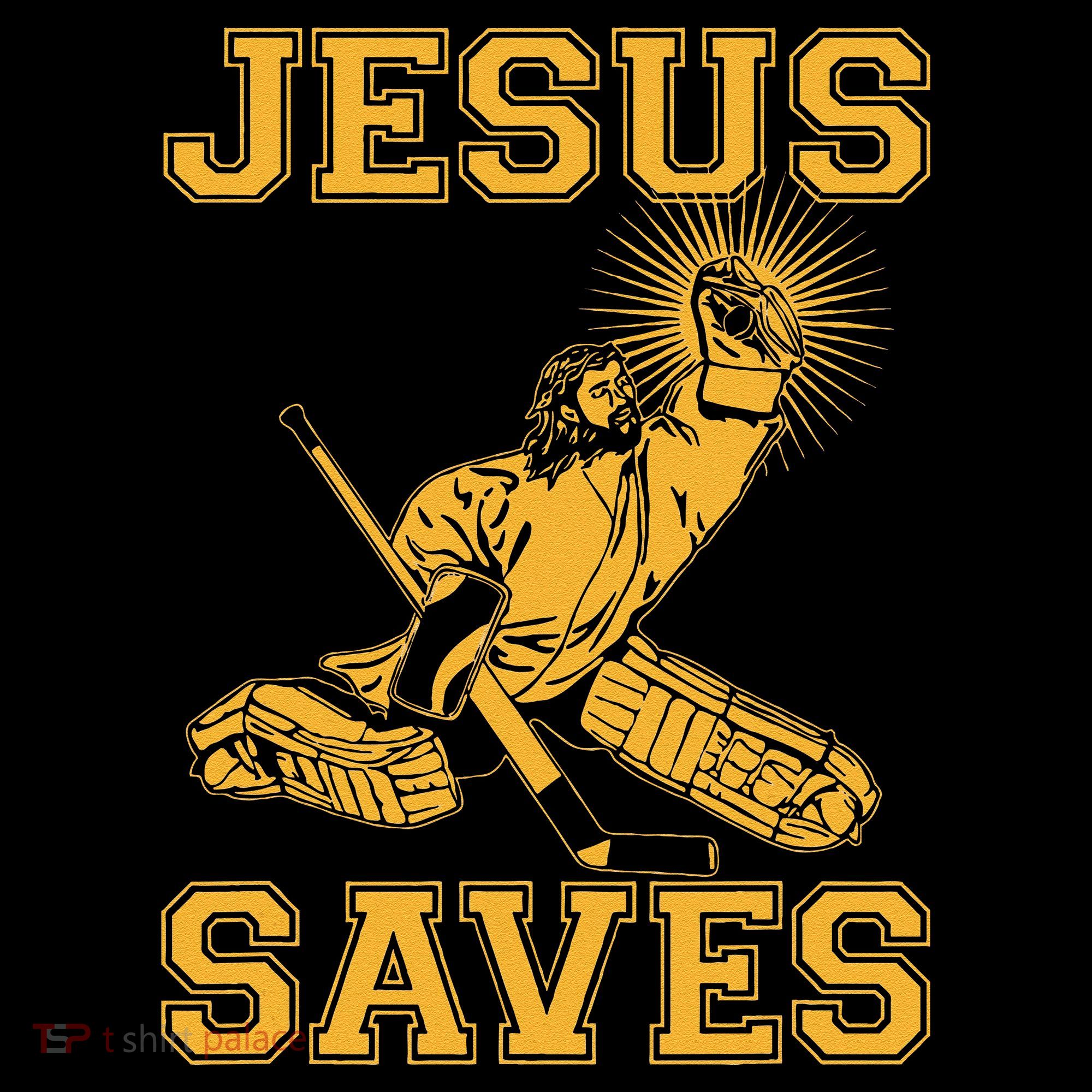 Jesus Saves Hockey Women's Hoodie