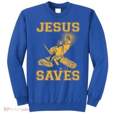 Jesus Saves Hockey Sweatshirt