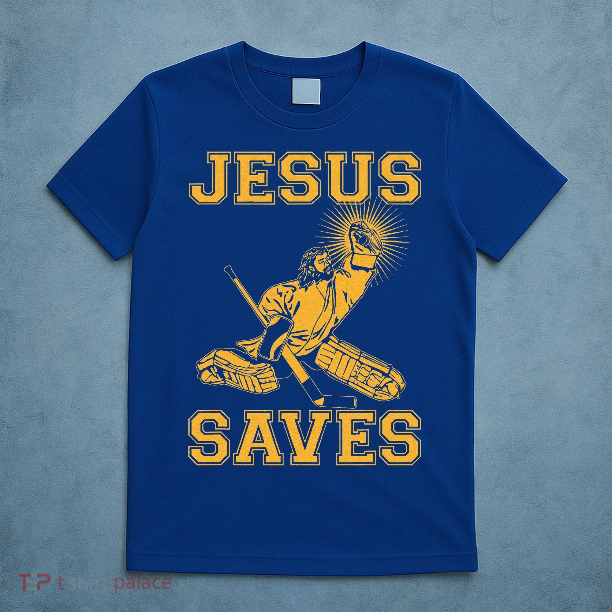 Jesus Saves Hockey T-Shirt