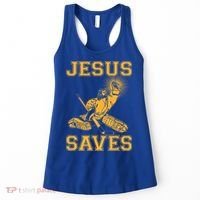 Jesus Saves Hockey Women's Tank Top thumb 0
