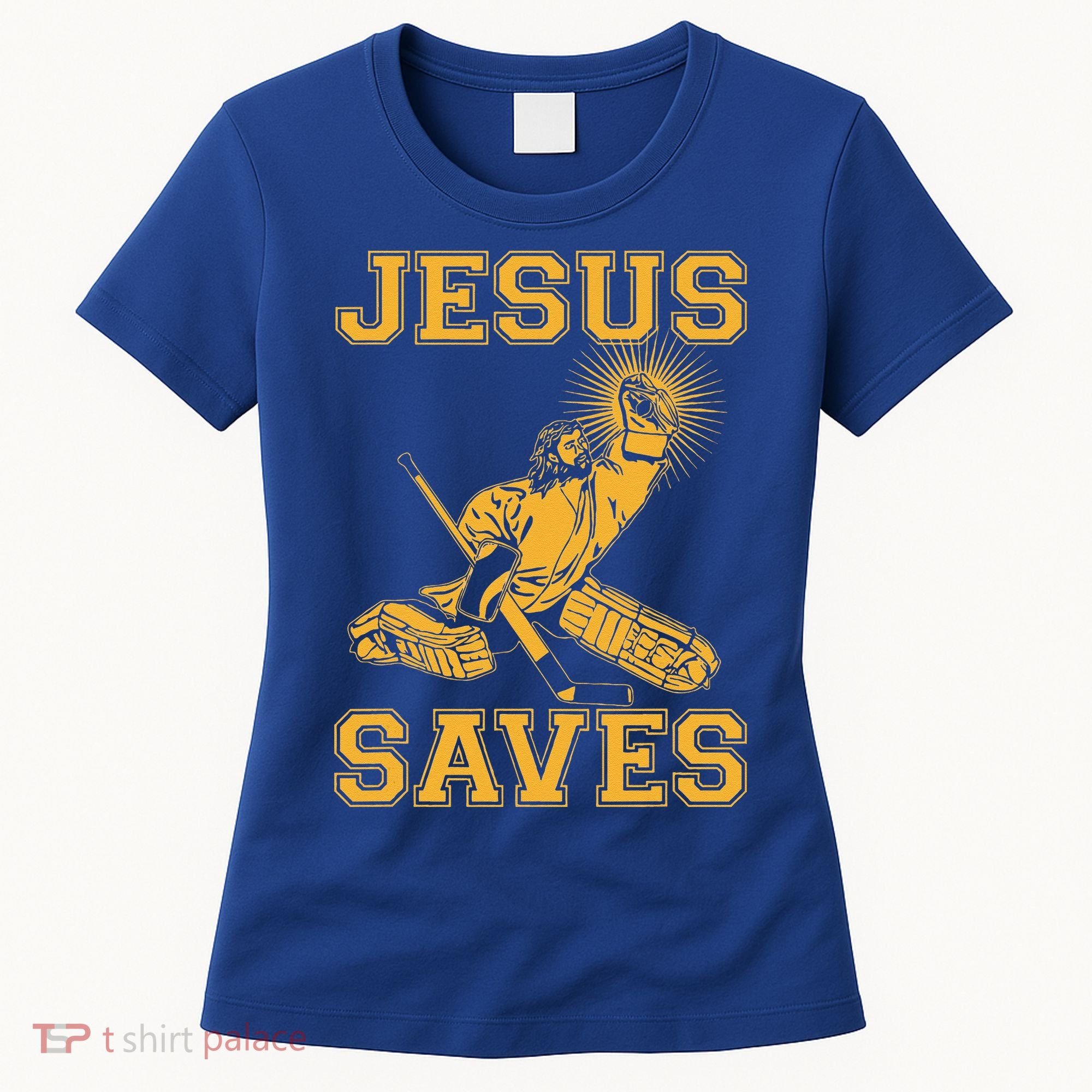 Jesus Saves Hockey Women's T-Shirt