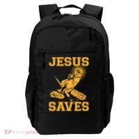 Jesus Saves Hockey Backpack thumb 0