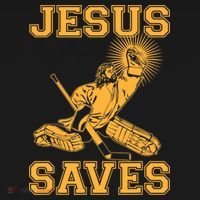 Jesus Saves Hockey Women's Hoodie thumb 2