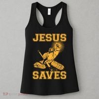 Jesus Saves Hockey Women's Tank Top thumb 3