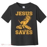 Jesus Saves Hockey Toddler T-Shirt thumb 0