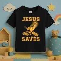 Jesus Saves Hockey Toddler T-Shirt thumb 3