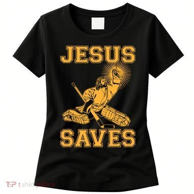 Jesus Saves Hockey Women's T-Shirt