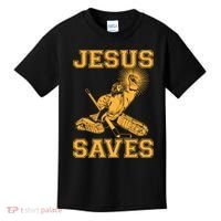 Jesus Saves Hockey Kids T-Shirt thumb 0
