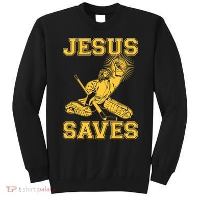 Jesus Saves Hockey Sweatshirt