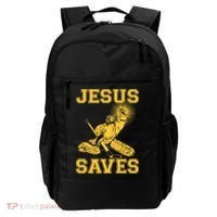 Jesus Saves Hockey Backpack thumb 0
