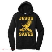 Jesus Saves Hockey Women's Hoodie thumb 0