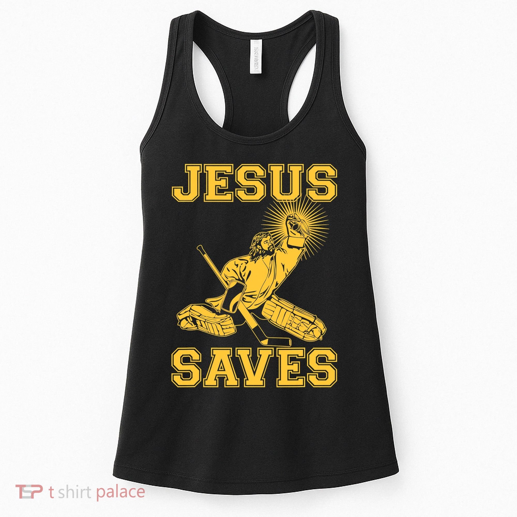 Jesus Saves Hockey Women's Tank Top