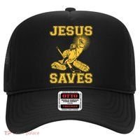 Jesus Saves Hockey Hat thumb 0