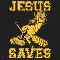 Jesus Saves Hockey Hat thumb 2