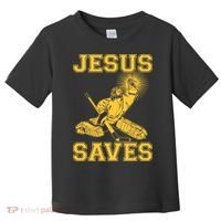Jesus Saves Hockey Toddler T-Shirt thumb 0