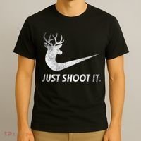 Just Shoot It Funny Deer Hunting T-Shirt thumb 3