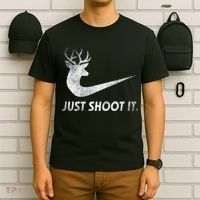 Just Shoot It Funny Deer Hunting T-Shirt thumb 6