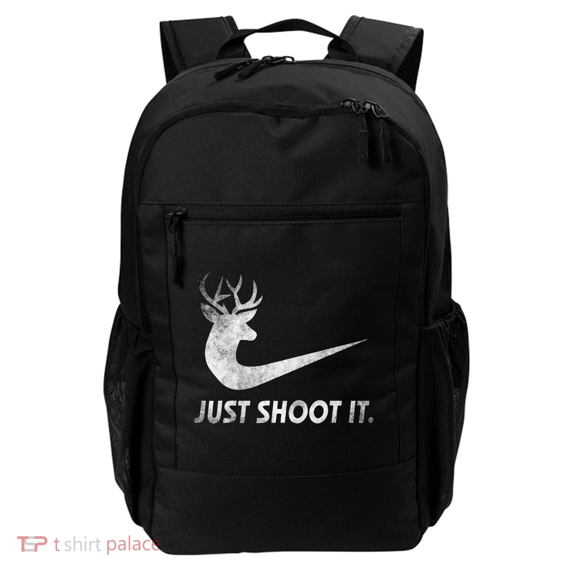 Just Shoot It Funny Deer Hunting Backpack