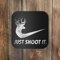 Just Shoot It Funny Deer Hunting Coaster thumb 0