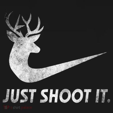 Just Shoot It Funny Deer Hunting Flat Bill Trucker Hat
