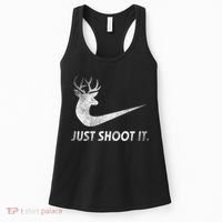 Just Shoot It Funny Deer Hunting Women's Tank Top thumb 0