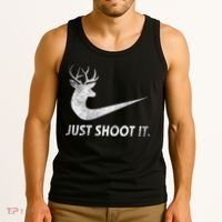 Just Shoot It Funny Deer Hunting Tank Top thumb 3