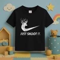 Just Shoot It Funny Deer Hunting Toddler T-Shirt thumb 3