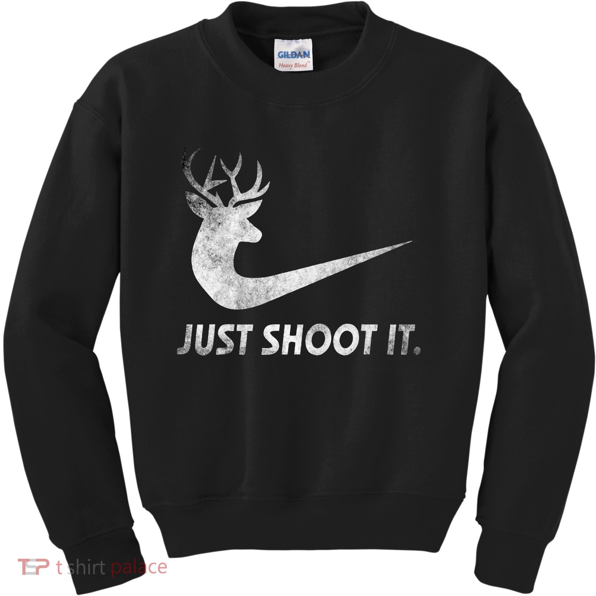 Just Shoot It Funny Deer Hunting Kids Sweatshirt