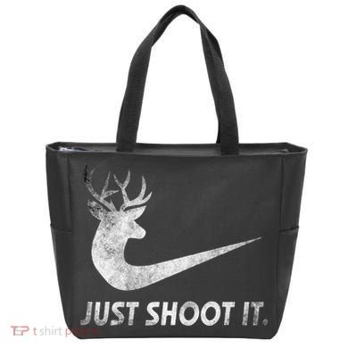 Just Shoot It Funny Deer Hunting Tote Bag