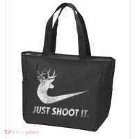 Just Shoot It Funny Deer Hunting Tote Bag thumb 3
