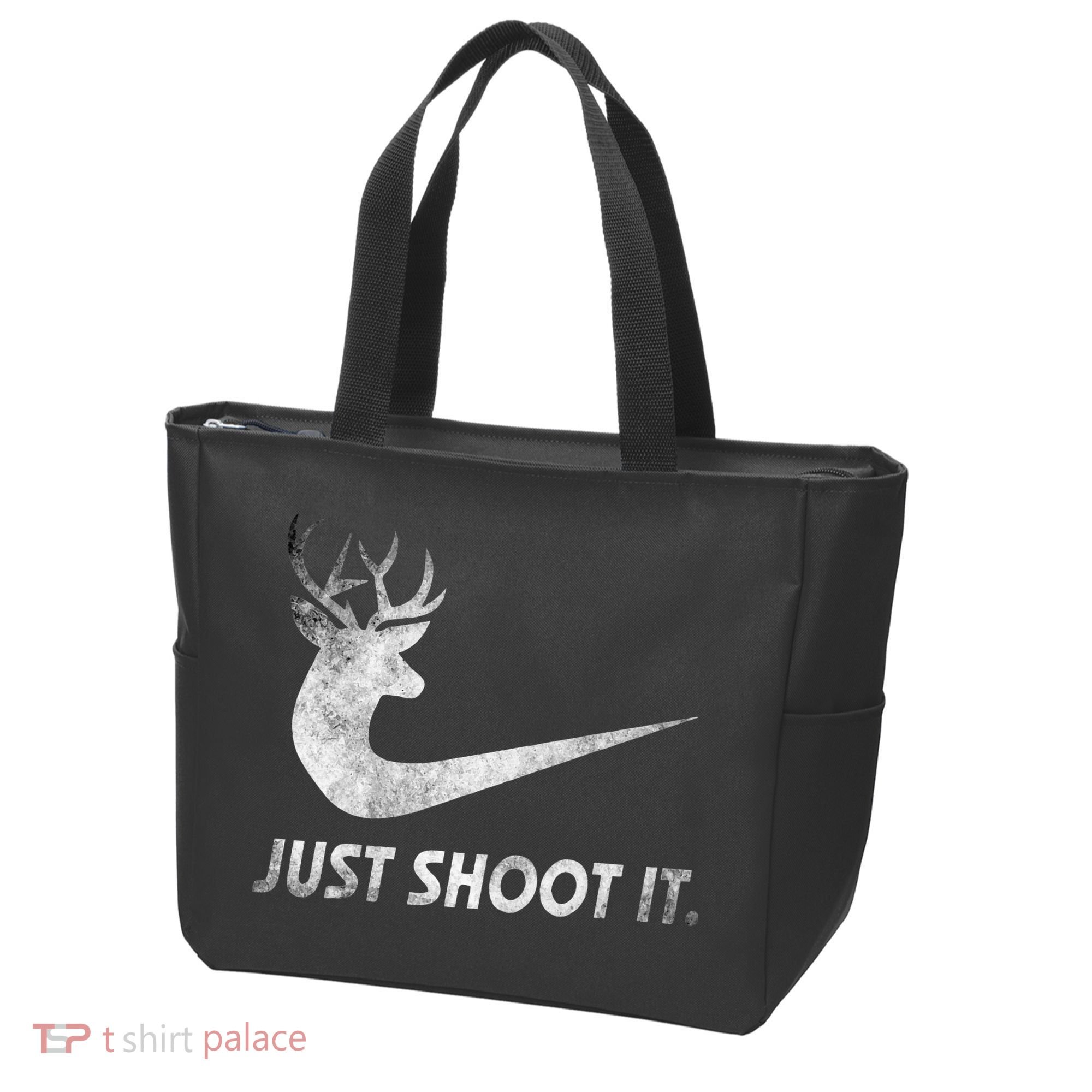 Just Shoot It Funny Deer Hunting Tote Bag