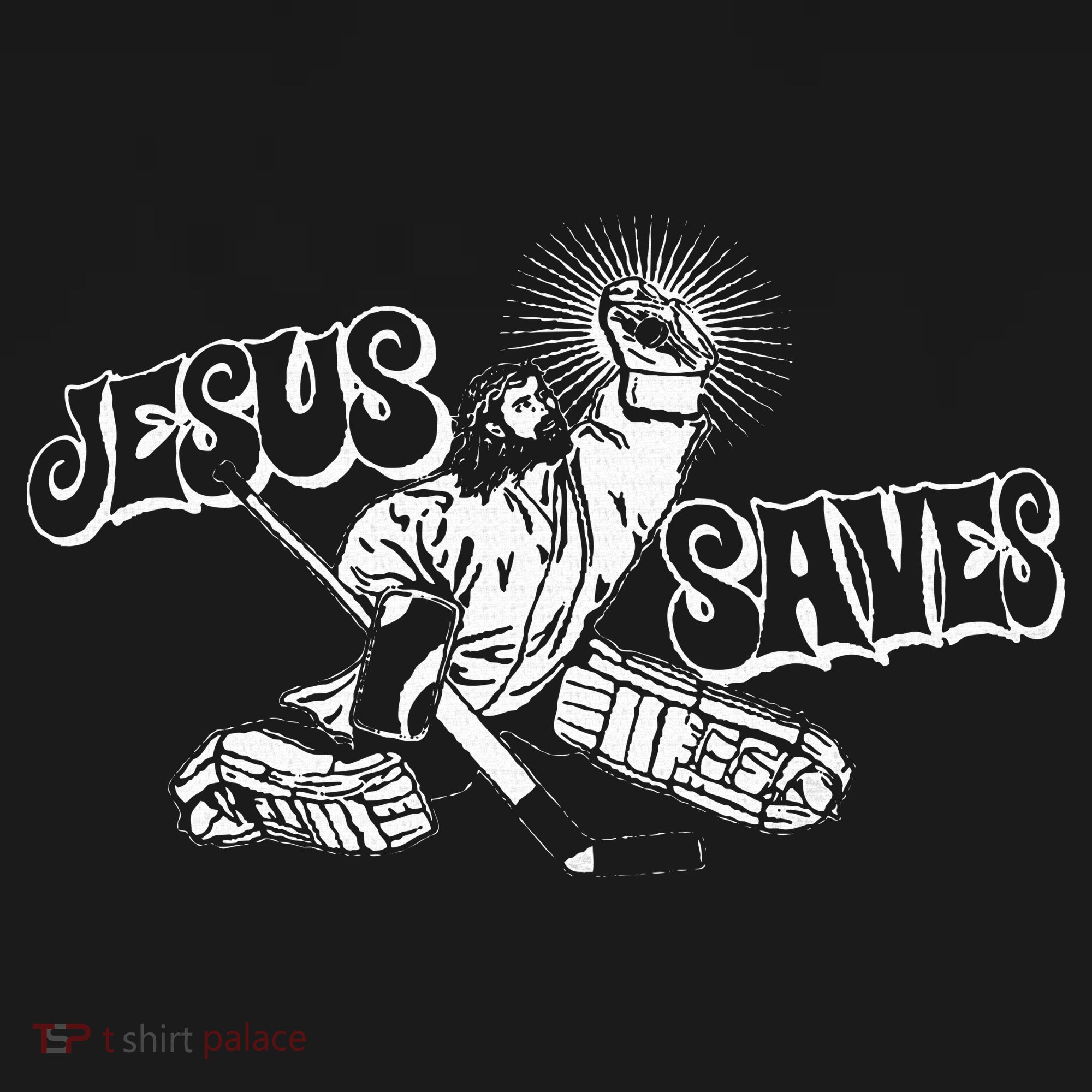 Jesus Saves Ice Hockey Women's Tank Top