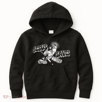 Jesus Saves Ice Hockey Kids Hoodie thumb 0