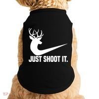 Just Shoot It Funny Deer Hunting Xmas HunterS Humor Gift Doggie Tank thumb 0