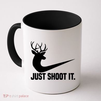 Just Shoot It Funny Deer Hunting Xmas HunterS Humor Gift Coffee Mug