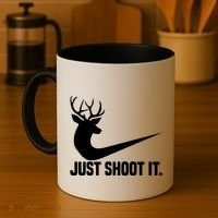 Just Shoot It Funny Deer Hunting Xmas HunterS Humor Gift Coffee Mug thumb 4