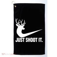 Just Shoot It Funny Deer Hunting Xmas HunterS Humor Gift Golf Towel thumb 0