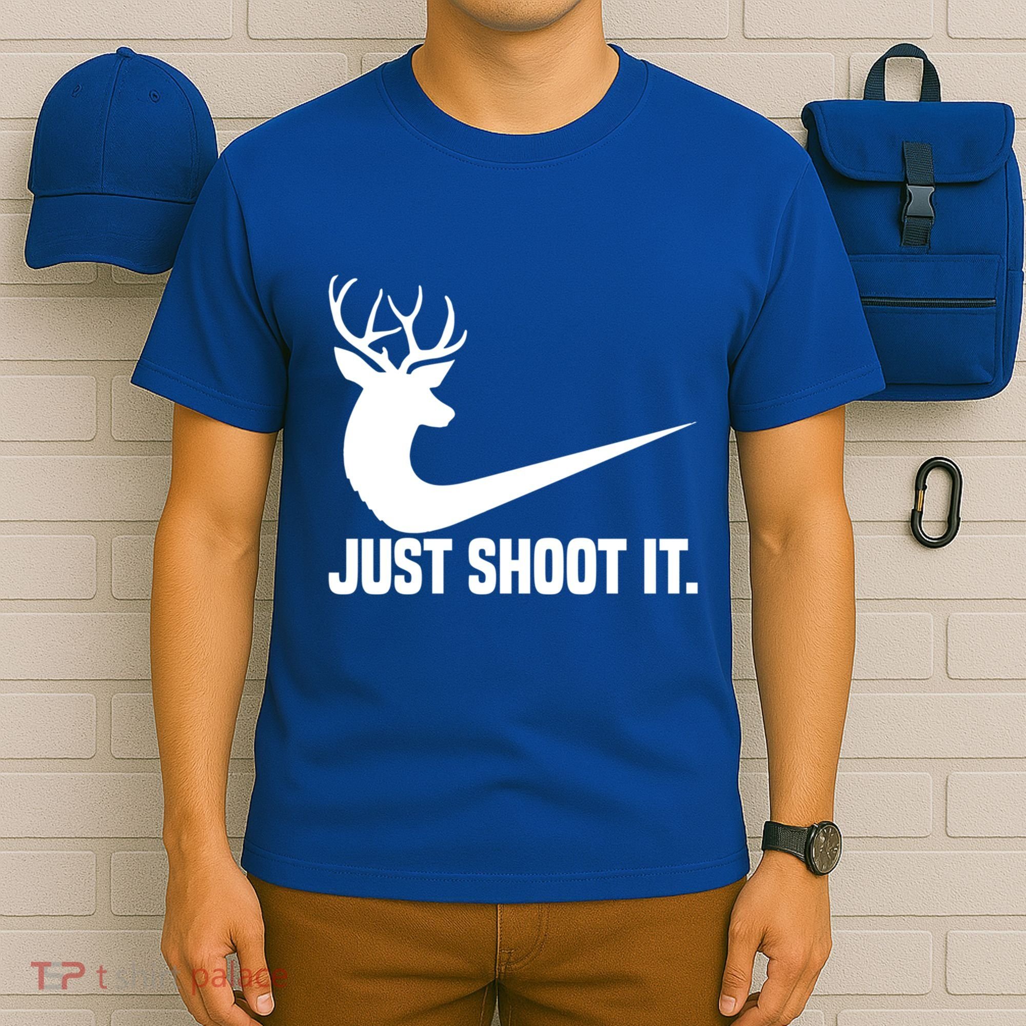 Just Shoot It Funny Deer Hunting Xmas HunterS Humor Gift T-Shirt