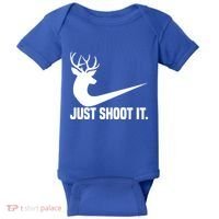 Just Shoot It Funny Deer Hunting Xmas HunterS Humor Gift Baby Bodysuit thumb 0