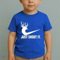Just Shoot It Funny Deer Hunting Xmas HunterS Humor Gift Toddler T-Shirt thumb 2