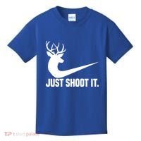 Just Shoot It Funny Deer Hunting Xmas HunterS Humor Gift Kids T-Shirt thumb 0